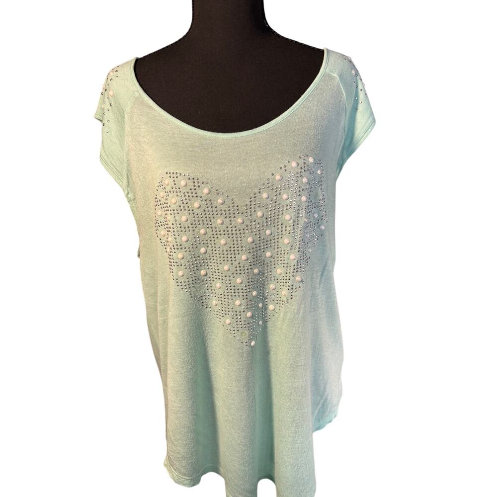 Ocasion Women's Embellished T-Shirt, 2XL, Casual Style